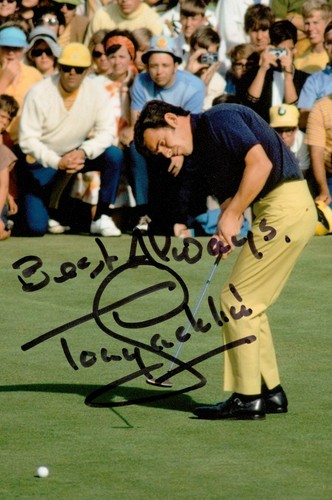 Tony jacklin foto - tony, firmata