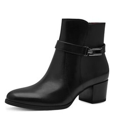 TAMARIS Women's Black Leather