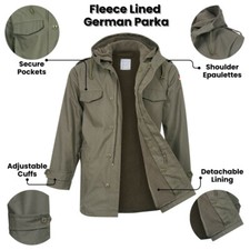 Parka tedesco esercito stile