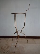 Antico porta catino in ferro battuto 