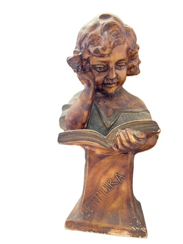 Scultura gesso mezzo busto - in,