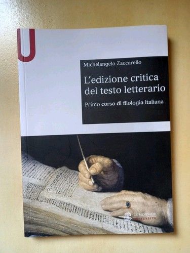 Edizione critica del testo - l'edizione,