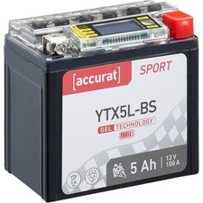 Batteria Moto YTX5L-BS Gel 12V