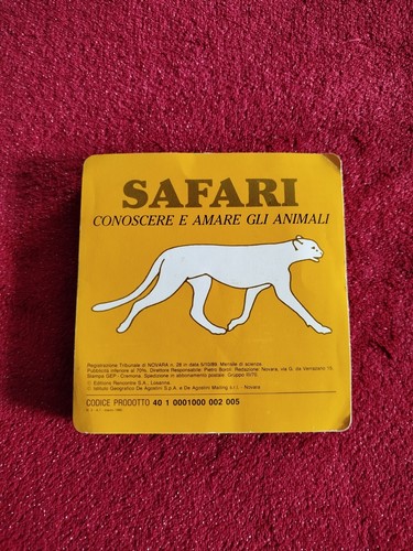 115 carte schede safari - carte,