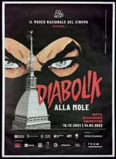 DIABOLIK ALLA MOLE manifesto poster Antonelliana Museo Torino Fumetto A2
