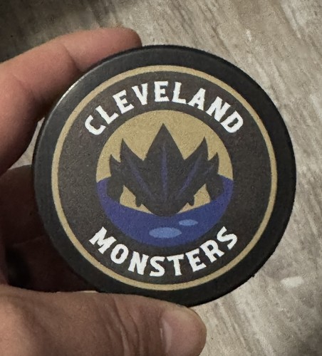 Cleveland monsters hockey puck - cleveland,