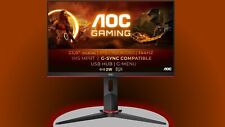 AOC 24G2U/BK, 1920x1080, 24 pollici, 144hz, Usato, Nero accenti Rossi, G-sync