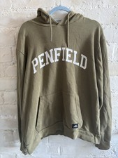 Felpa con cappuccio Penfield Okeno verde oliva taglia L grande