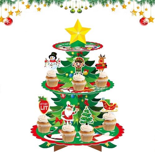 Alzatina per cupcake natalizia