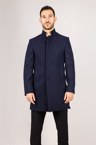 Uomo navy colletto - colletto, verticale