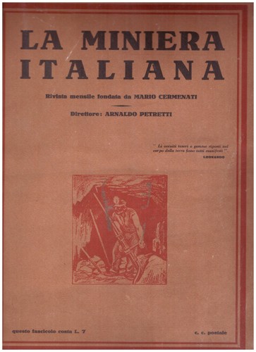 Miniera italiana rivista - italiana.,