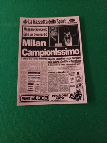 Cartolina gazzetta dello - gazzetta,