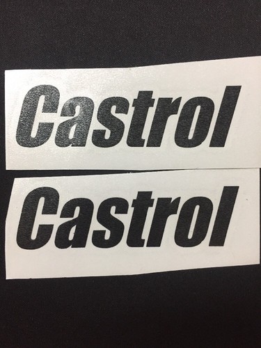 Coppia adesivi castrol - coppia,