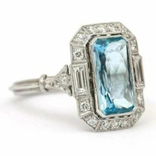 Fede nuziale vintage Art Deco
