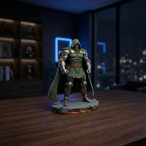 Doom resin sculpture - dr.,