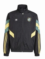 Adidas Jamaica Football Federation Soccer Track Jacket Uomo Large Nuovo con etichette $110 IN5568