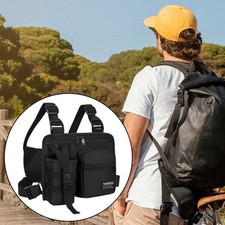 Marsupio da petto, marsupio da uomo, da corsa, da corsa, da allenamento, da