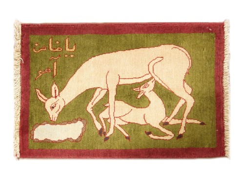 Tappeto tradizionale annodato