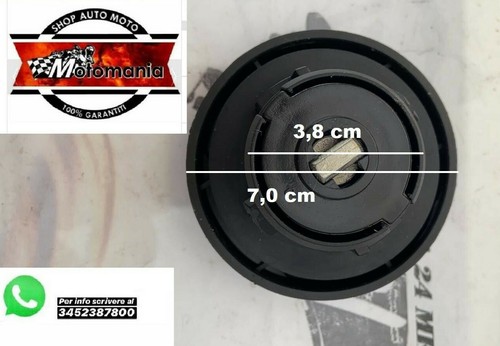 Tappo carburante chiave - tappo,