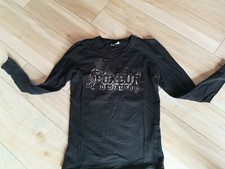 Maglia Tshirt UOMO BOXEUR DES RUES NERO e ORO ELASTICIZZATA con Logo usato  tg.L