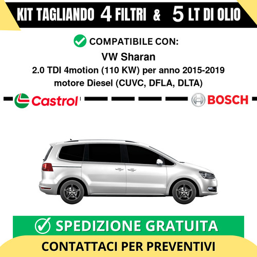 Tagliando filtri bosch 5 - tagliando,