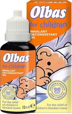 Olbas Olio per Bambini 12ml Olio Decongestionante Inalante Sollievo Sonno FAST FREE P&P