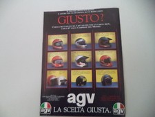 advertising Pubblicità 1986 CASCO HELMET AGV X 999/KR 2001/910/1000 ENDURO/X 82