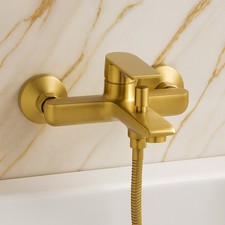 Miscelatore da muro per vasca