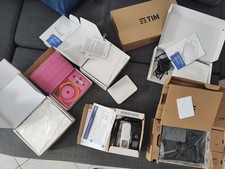 Lotto 4 Modem Router Fibra FTTH ADSL TIM HUB + Telefoni cordless