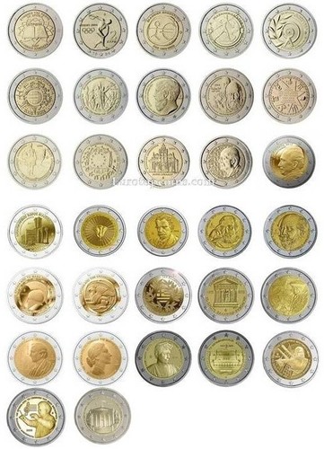 2 euro commemorativi - 2,