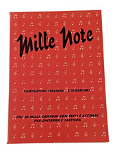 Mille Note Volume 1 1000 Brani Testi Canzoni Accordi Chitarra Tastiera Nuovo