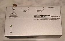 Behringer PP400 Preamplificatore RCA per Giradischi - Argento 