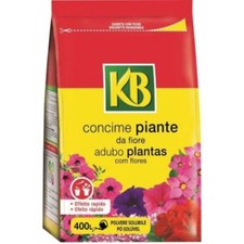 CONCIME PIANTE DA FIORE E GERANI 800 gr KB - FIORITURE ABBONDANTI, COLORI VIVI