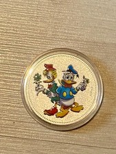 MONETA PAPERINO GASTONE COLLEZIONE DISNEY COINS ESAURITA INTROVABILE NEW RARA !!