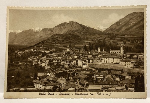 Cartolina valle stura demonte - valle,