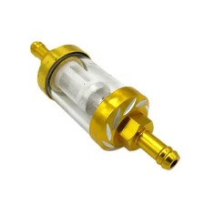 8mm Filtro Benzina In Vetro Removibile Moto Spocizia - Dorato