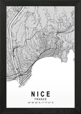 Bella mappa luminosa della