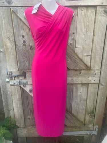 Abito midi zara rosa - midi,