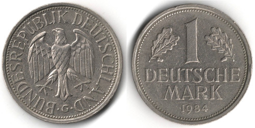 Germania marco 1984 marchio - germania, 1
