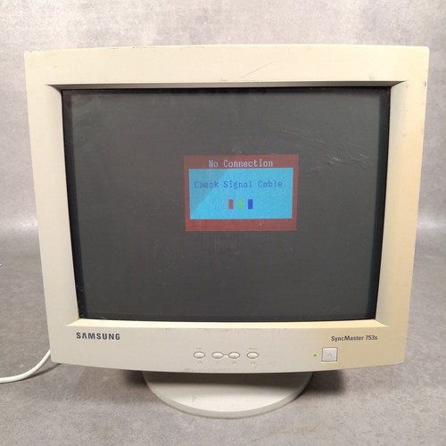 Monitor crt samsung syncmaster - crt,