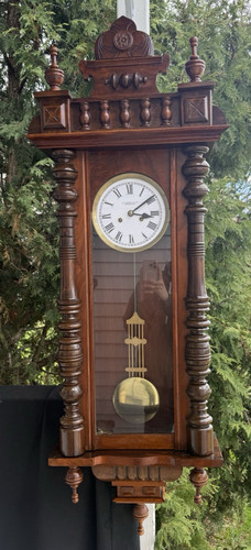 Antico orologio parete - orologio, da