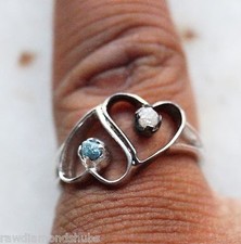 Anello con diamanti - , grezzi