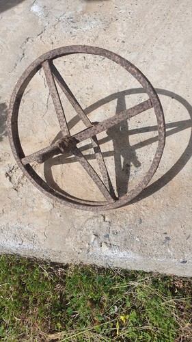 Ruota ferro vintage - in,