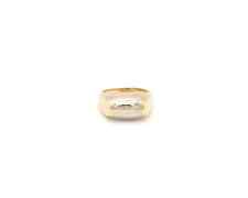 Anello Tronchetto  Bulgari Oro Giallo e Bianco 18kt Originale