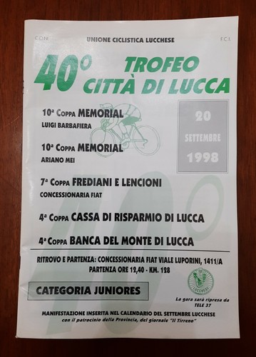 Trofeo ciclistico città - cittÀ, di