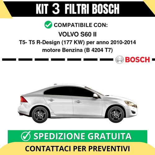 Kit bosch filtri tagliando - kit, 3