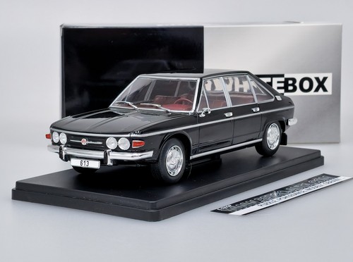 Tatra 613 nero whitebox - nero, 1:24