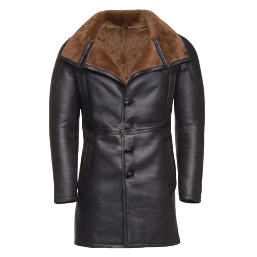 Cappotto lungo uomo nero vera