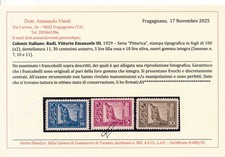 1929 COLONIE ISOLE EGEO RODI