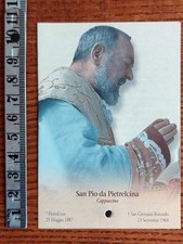 Santino Holy Card PADRE PIO -